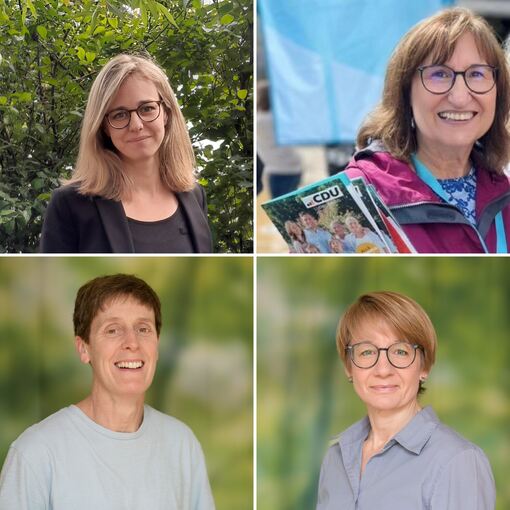 Von hinteren Listenplätzen in den Gemeinderat: Diese vier Frauen haben die Wähler überzeugt.