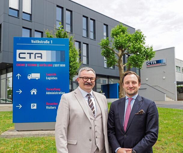 CTA-Geschäftsführer Hans-Dieter Worch und Tubex-Chef Cornelius Grupp.
