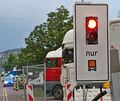 Keine Durchfahrt mehr in Richtung Engelbergtunnel hieß es am Donnerstag gegen halb sechs.