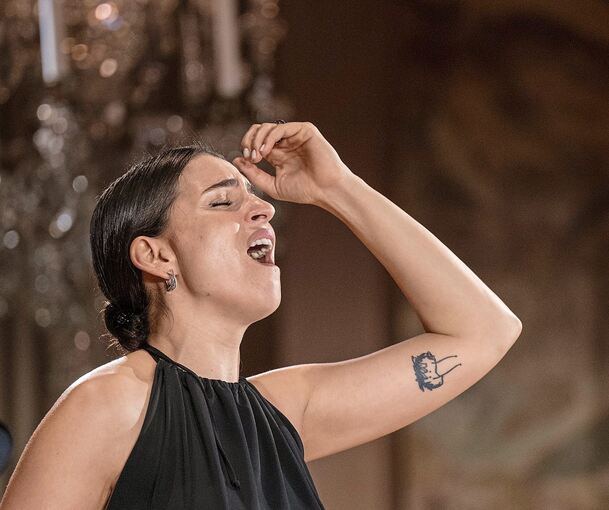 Stürmisch: Asmik Grigorian bei den Festspielen im Ordenssaal.