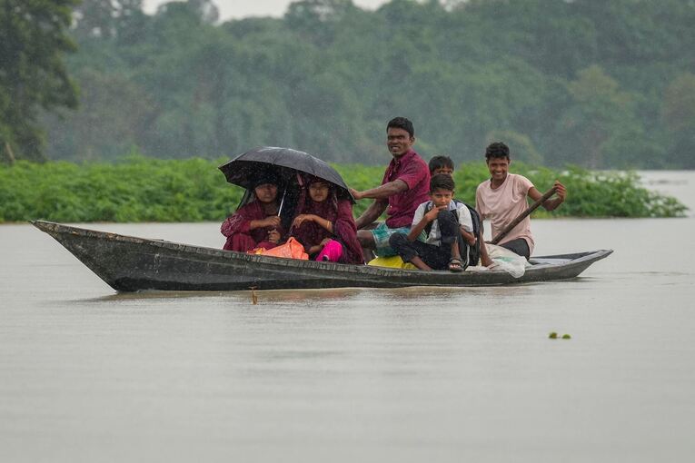 Überschwemmungen in Indien