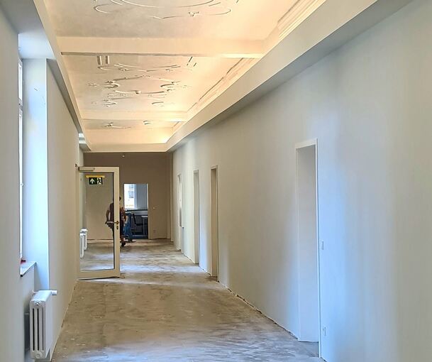 Geputzt wird noch gründlich, dann geht‘s los mit Einrichten.