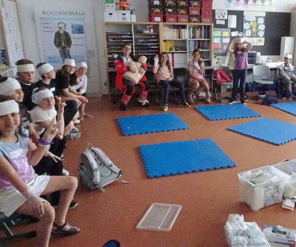 Stolz ist Aßmann auch darauf, dass ein Kurs in Erster Hilfe angeboten werden konnte.