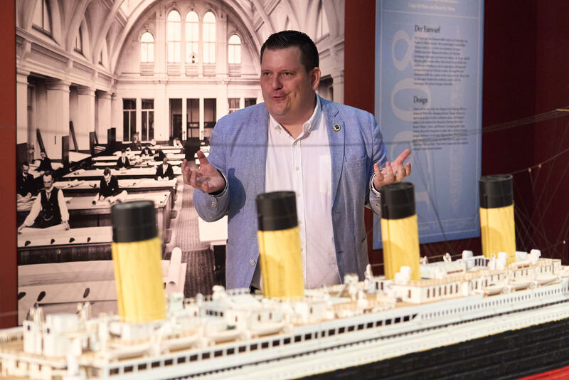 Malte Fiebing-Petersen, Vorsitzender der Deutschen Titanic-Vereins.