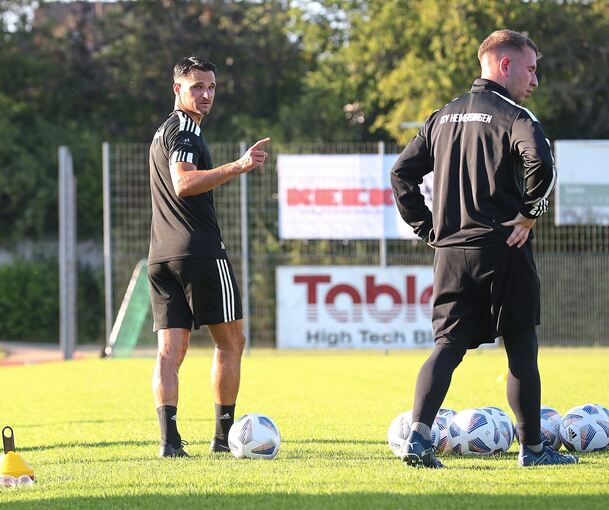 Vom Trainingslager ins Pokalduell: Pascal Coelho und der TSV Heimerdingen.