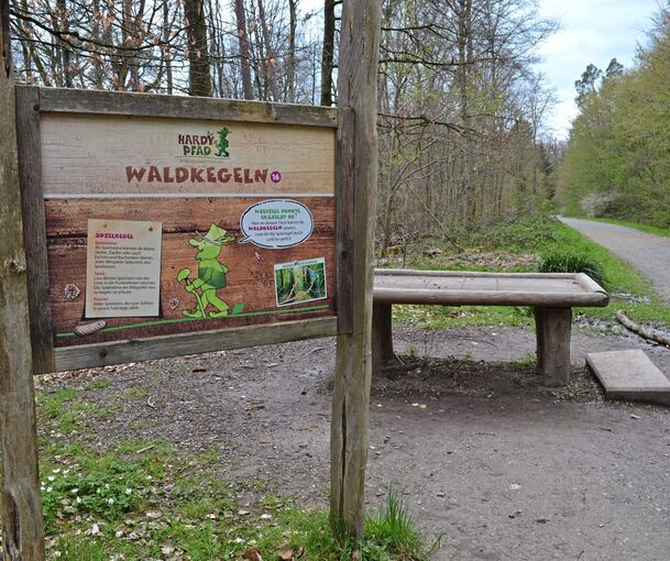 Der Parkplatz Rohrtäle am Hardy-Pfad bei Kleinbottwar kann nicht angefahren werden.