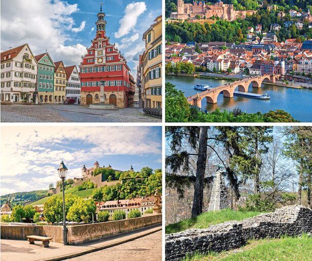 Nach Esslingen, Heidelberg, Würzburg und Osterburken gibt es zum Beispiel Direktverbindungen von Ludwigsburg.