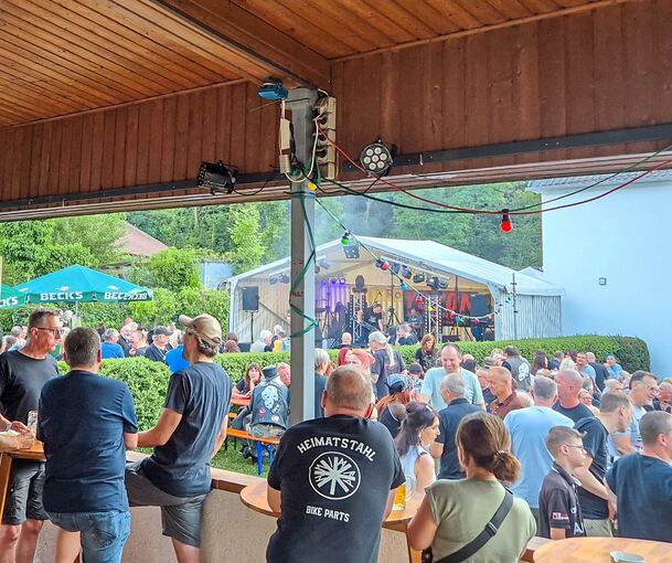 Blick auf die das Festivalgelände.