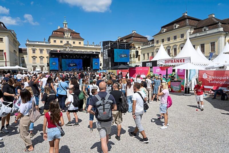 Impressionen aus dem Schlosshof.