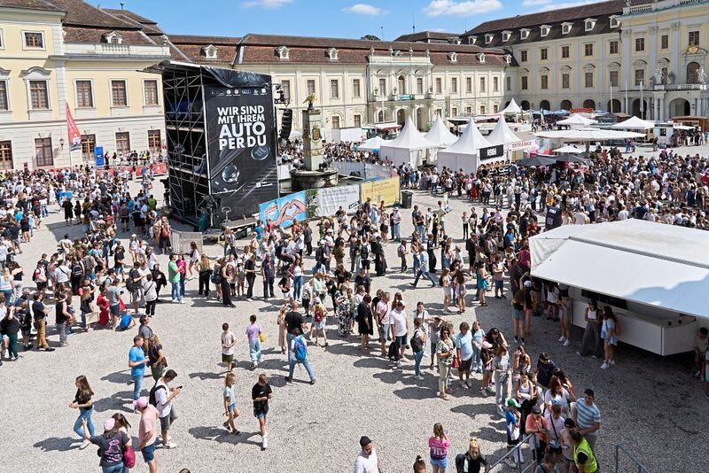 Impressionen aus dem Schlosshof.