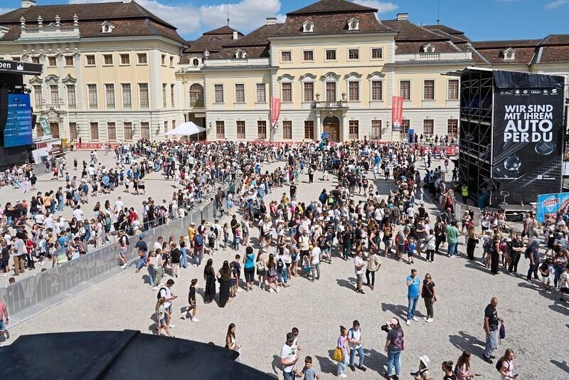 Impressionen aus dem Schlosshof.