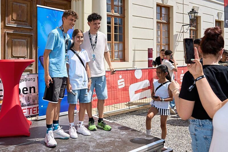 Fotos mit den Stars.