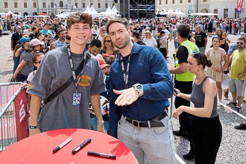 Fotos mit den Stars.