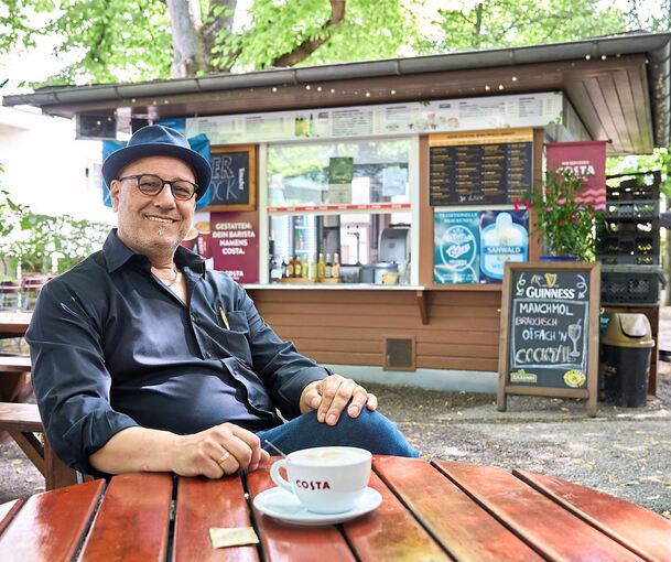 Pächter, Kümmerer, Gesprächspartner für die Gäste: Mitko Pelovski im Kornwestheimer Hirschgarten.