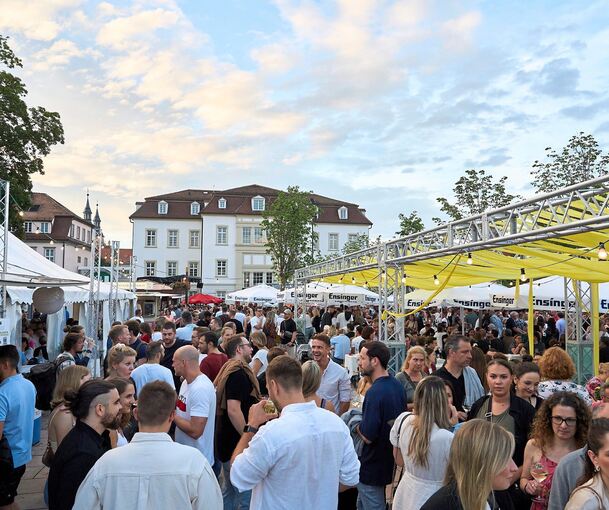 Von Donnerstag an steht der Rathaushof ganz im Zeichen der Ludwigsburger Weinlaube. Archivfoto: Andreas Becker Am Donnerstag steht der Rathaushof ganz im Zeichen der Ludwigsburger Weinlaube.