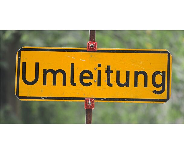 Während der Sanierungsarbeiten werden die Autofahrer über die A 81 nach Großbottwar geleitet.