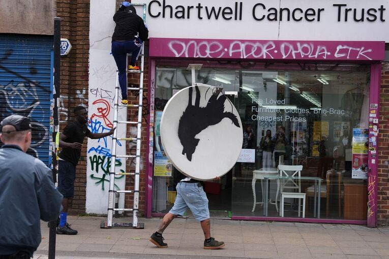 Banksy enthüllt neues Kunstwerk
