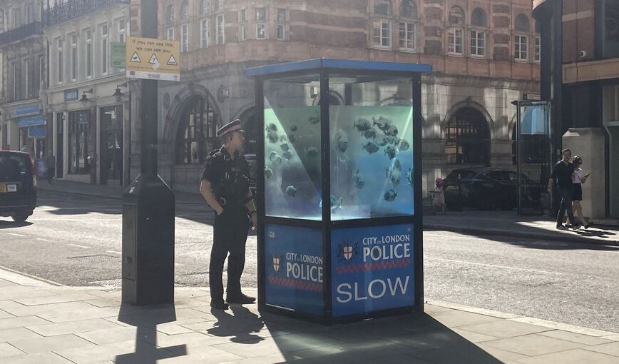 Neues Kunstwerk enthüllt in London