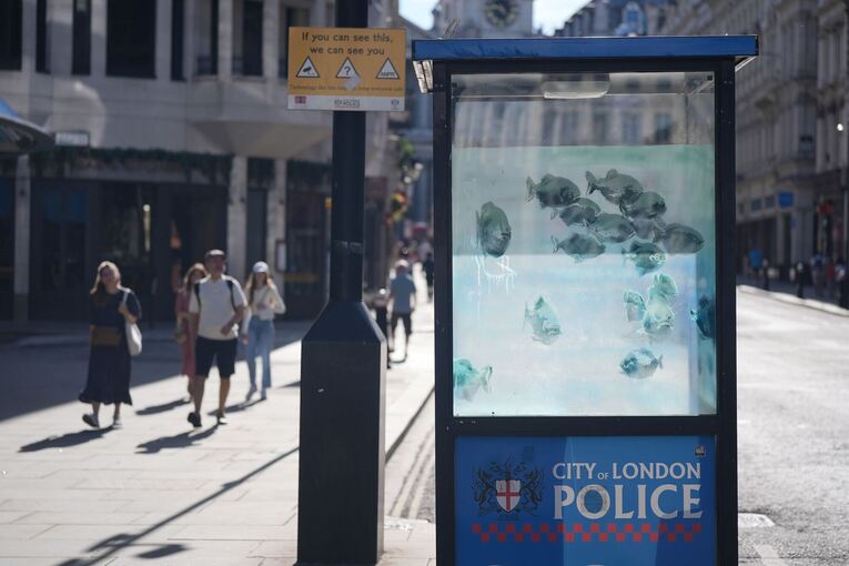 Neues Kunstwerk enthüllt in London