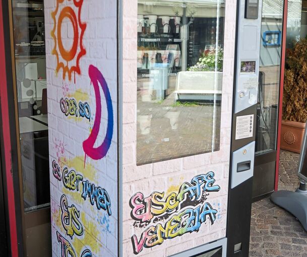 Der neue Eisautomat heißt Pedro.
