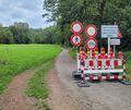 Seit einigen Wochen ist der Remstalradweg zwischen Remseck und Waiblingen wieder auf unbestimmte Zeit gesperrt. Foto: privat Screenreader