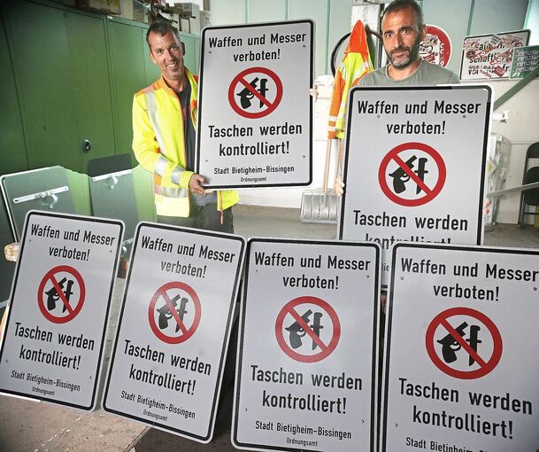 Auch für den Bietigheimer Pferdemarkt wurde eine Messer- und Waffenverbotszone eingerichtet.
