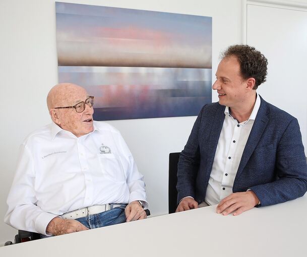 Im Doppelinterview: Eberhard Bezner (links) und Matthias Knecht.