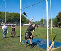 Bei den Highland Games in Oßweil kommt es nicht allein auf Muskelkraft an, sondern auch auf die richtige Technik.