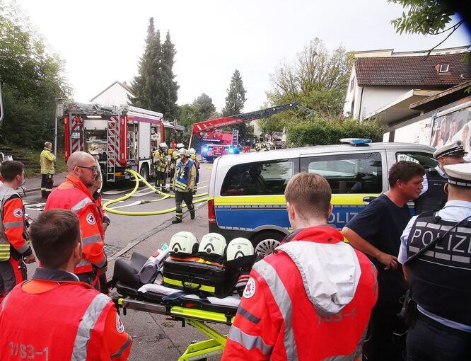 Einsatz der Feuerwehr in Bietigheim.