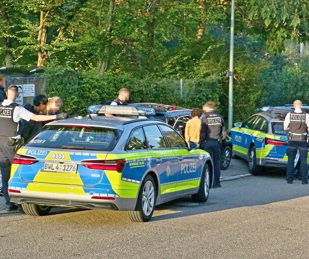 Die Polizei nahm vier Jugendliche in Ditzingen fest.