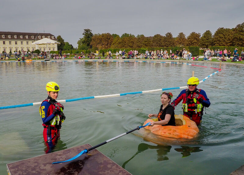 Impressionen von der Kürbisregatta.