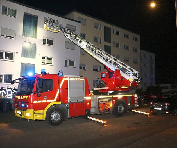 Im Oktober rückt die Feuerwehr zu einem Brand in der Mainhardter Straße aus.