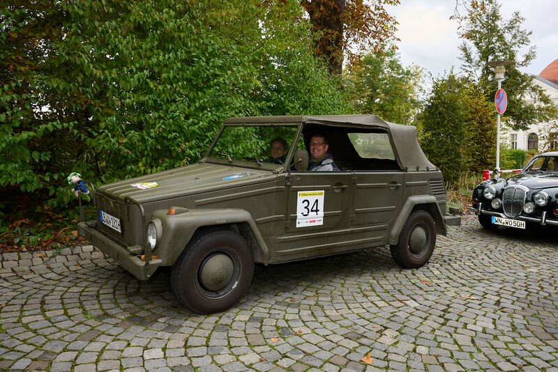 Kübelwagen mit Lemming als Kühlerfigur.Foto: Andreas Becker
