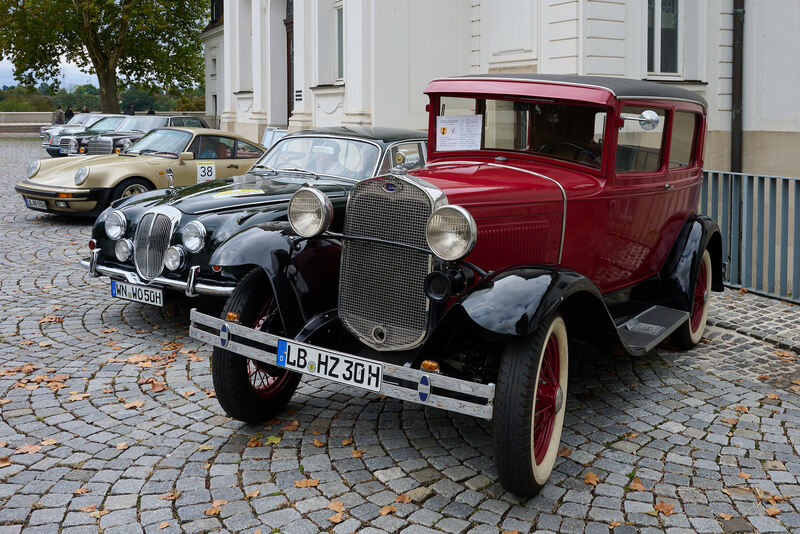 Der älteste Teilnehmer: ein Ford T Bj 1930 mit 40 PS. Foto: Andreas Becker