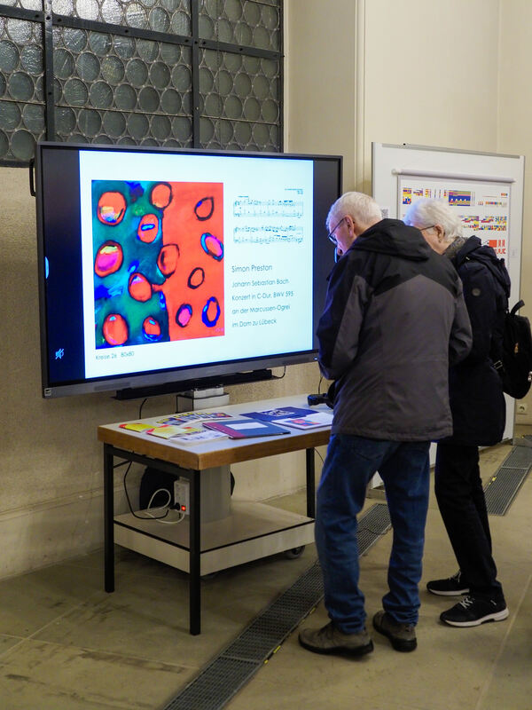 Ausstellung in der Stadtkirche.