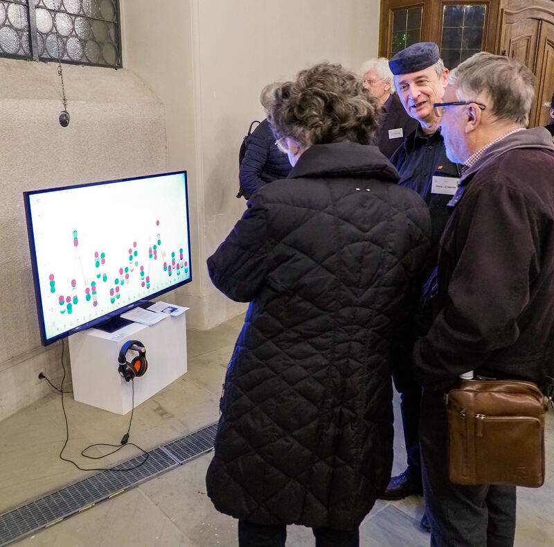 Hier kommen die Besucher miteinander ins Gespräch.