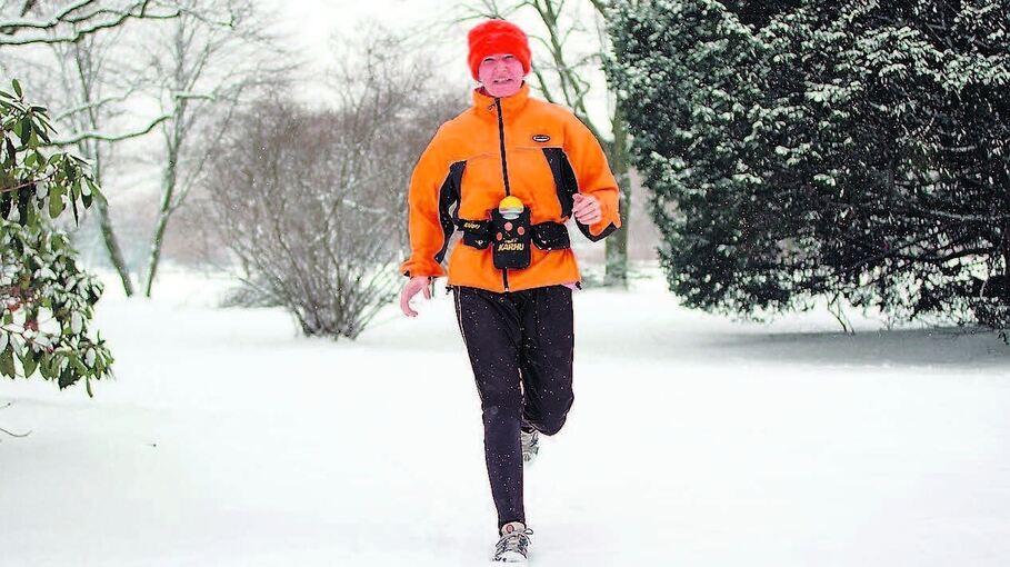 Joggen im Winter