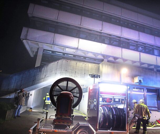 Die Freiwillige Feuerwehr Bietigheim-Bissinigen verfügt als einzige im Landkreis Ludwigsburg über einen solchen Großventilator.