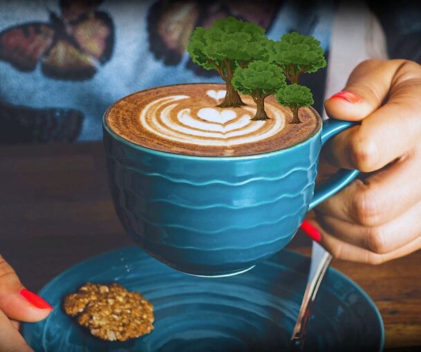 Vom Erlös aus dem Café-Betrieb will die Initiative in Bäume investieren.