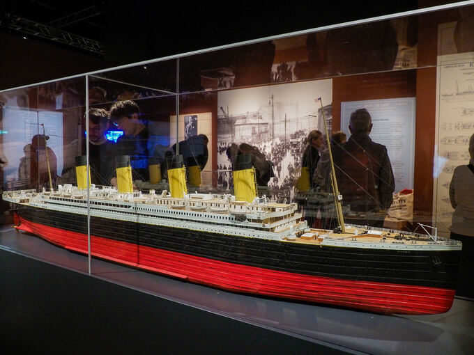 In der Titanic-Ausstellung in Ludwigsburg werden Nachbauten, aber auch Original-Fundstücke gezeigt.