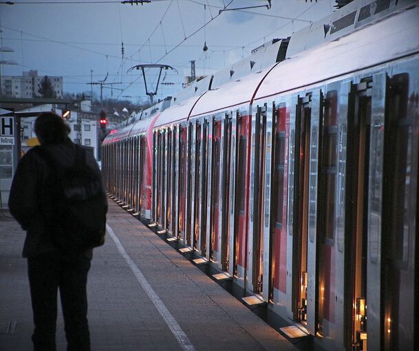 Eine S-Bahn hält im Kreis Ludwigsburg: „In den Abend- und Nachtstunden ist ein geruhsames und sicheres Verweilen in den Zügen nicht mehr möglich.“