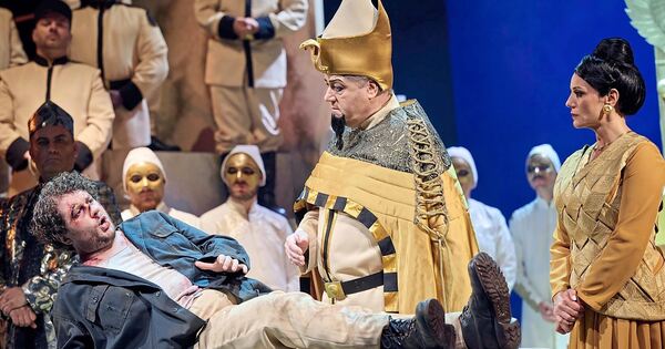 Liebesdreieck im Schatten der Pyramide: So meistert Pforzheim Verdis „Aida“
