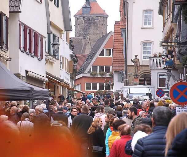 Herbstzauber in der Besigheimer Innenstadt: Die Besucher kamen wie immer in Massen.