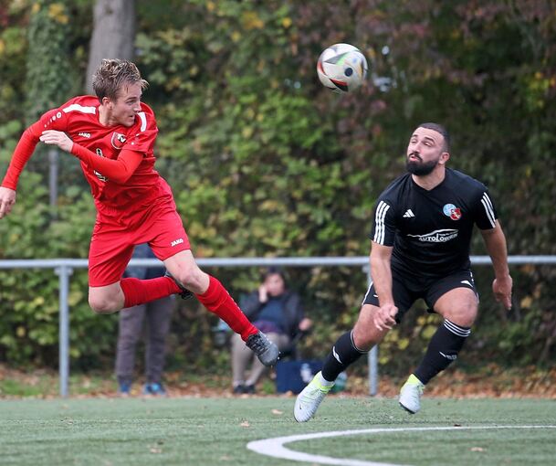 Punkteteilung: Luis Feyhls TVP (links) gegen Schwäbisch Hall mit Semih Ses.