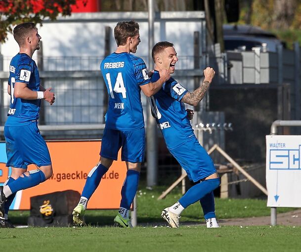 Trifft in seinem 100. Spiel für den SGV: Marco Kehl-Gómez (rechts).