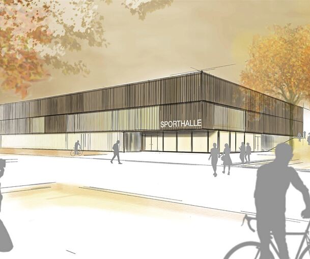 Asperg plant eine neue Sporthalle. Dieses Projekt genehmigt das Landratsamt trotz der schlechten Finanzsituation als Pflichtaufgabe der Stadt.