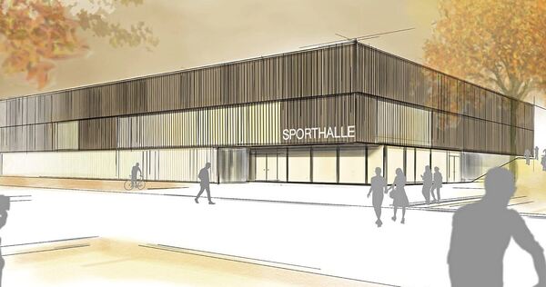 Asperg plant eine neue Sporthalle. Dieses Projekt genehmigt das Landratsamt trotz der schlechten Finanzsituation als Pflichtaufgabe der Stadt.