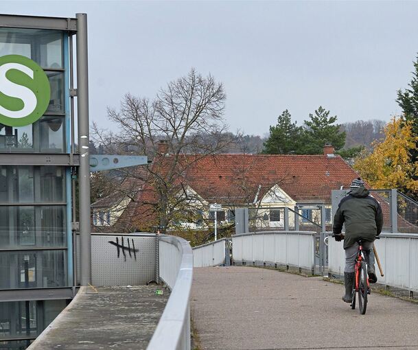 Da der Steg ohnehin gemacht werden müsse, will die Stadt überdies das angesichts der Radnutzung zu niedrige Geländer erhöhen und die Beleuchtung verbessern.