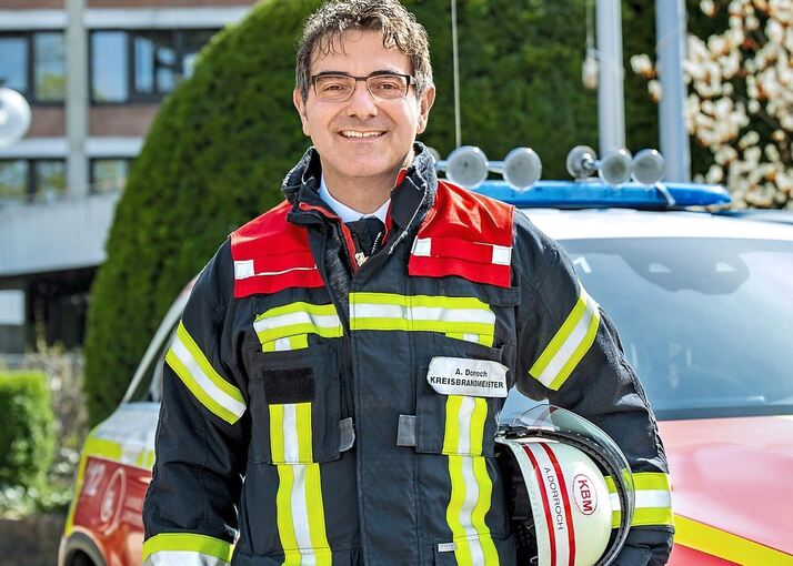 Andy Dorroch ist der Ludwigsburger Kreisbrandmeister. Andy Dorroch ist der Ludwigsburger Kreisbrandmeister.