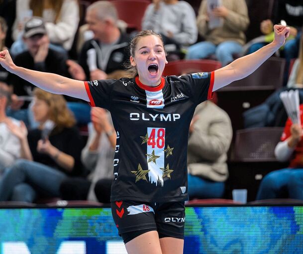 HBL-Spielerin Dorottya Faluvegi, die Teil der ungarischen Auswahl ist, freut sich besonders auf das Duell gegen Györ.